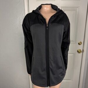 The North Face Women's Fleece Lined Jacket M Full Zip Hooded Reflective Run MM1